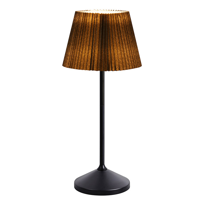 Настольная лампа Black Led с тканевым абажуром