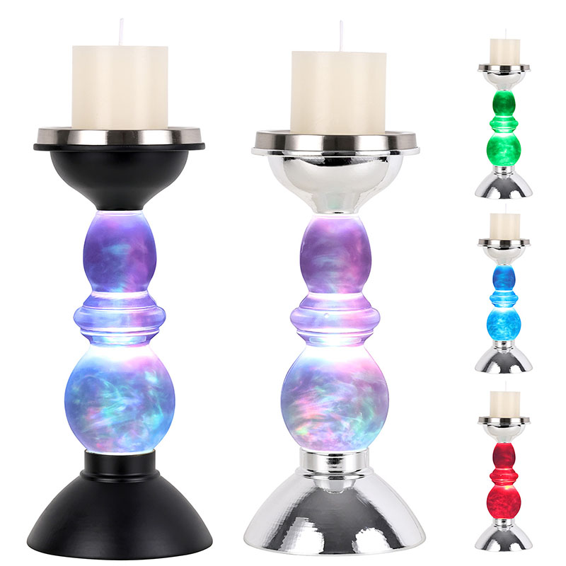 Облачный ночник со свечой