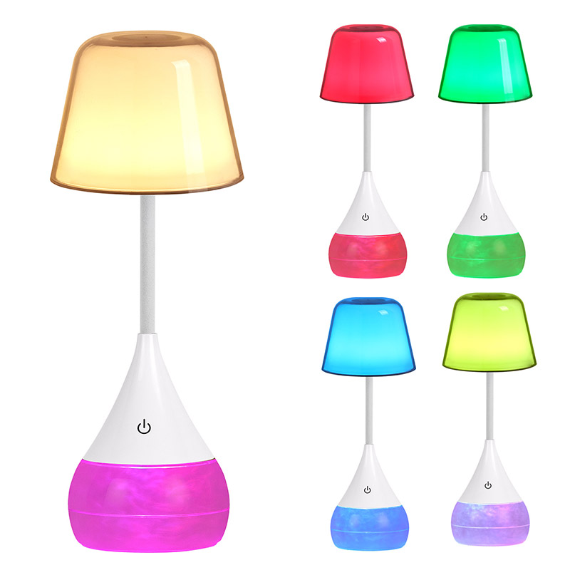 Элегантность и инновационная светодиодная настольная лампа с формой RGB