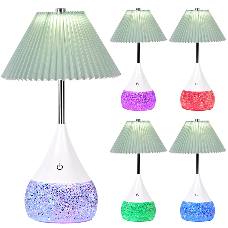Настольная лампа для малышей с бутылкой RGB Glitter