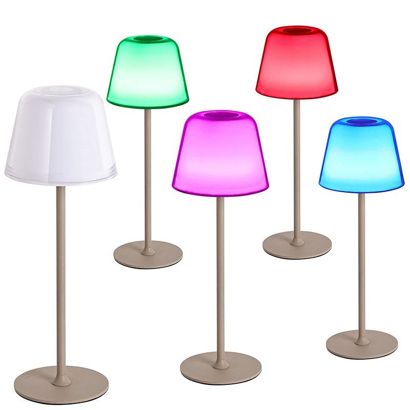 Светодиодная настольная лампа с грибным оттенком RGB