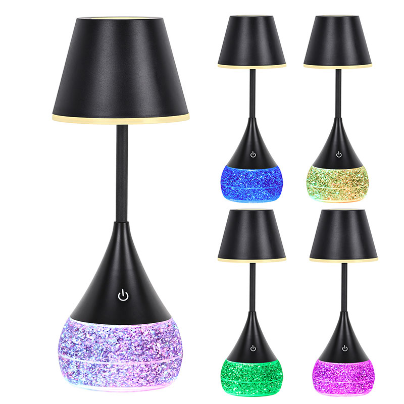 Liquid Base Led Desk Lamp с металлической формой