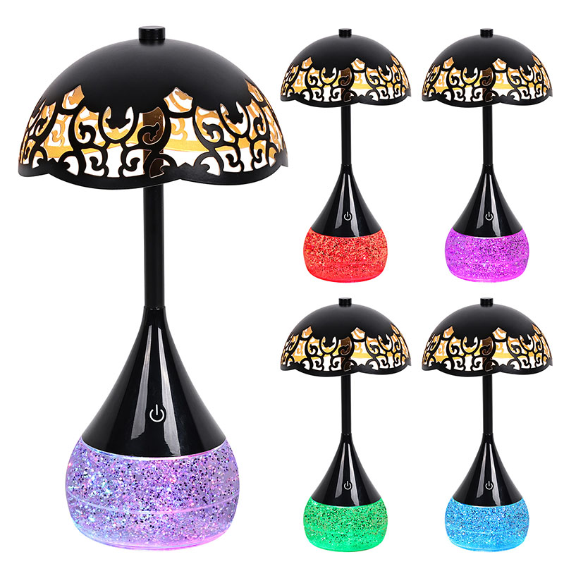 RGB Color Base Led Desk Lamp с зонтичной формой
